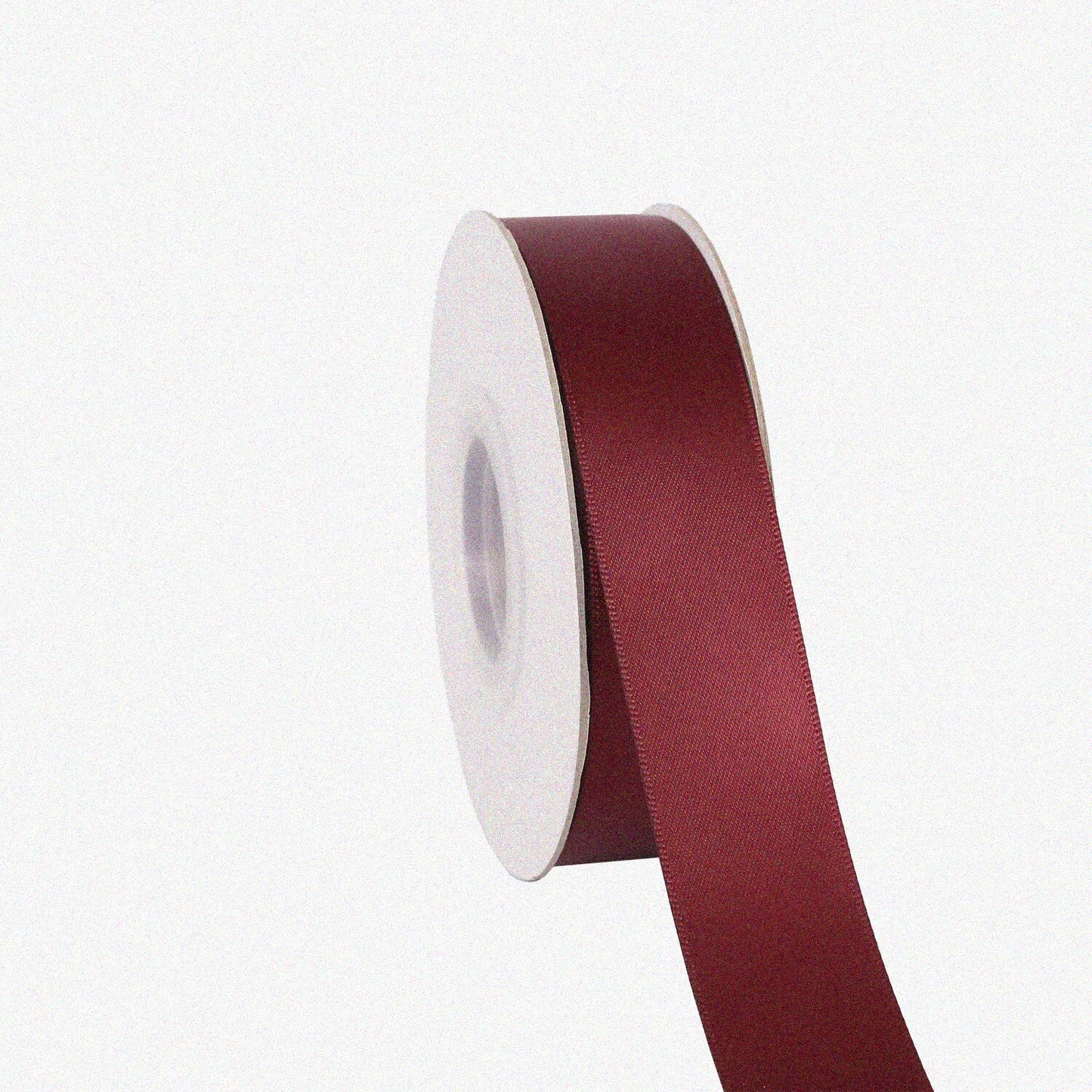 1" Wide Double Face Ribbon 25 Yards Burgundy