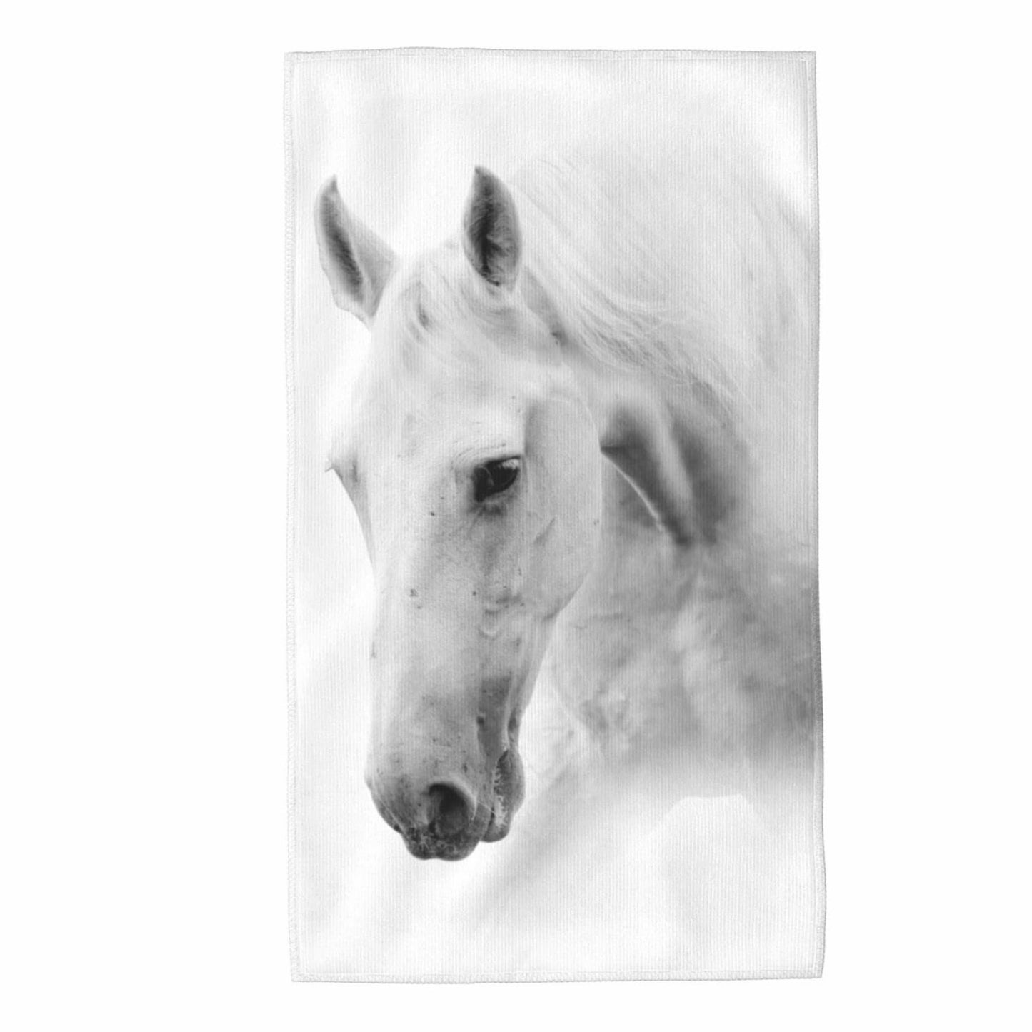 Long Hand Towels White Horse 27.5x15.7in