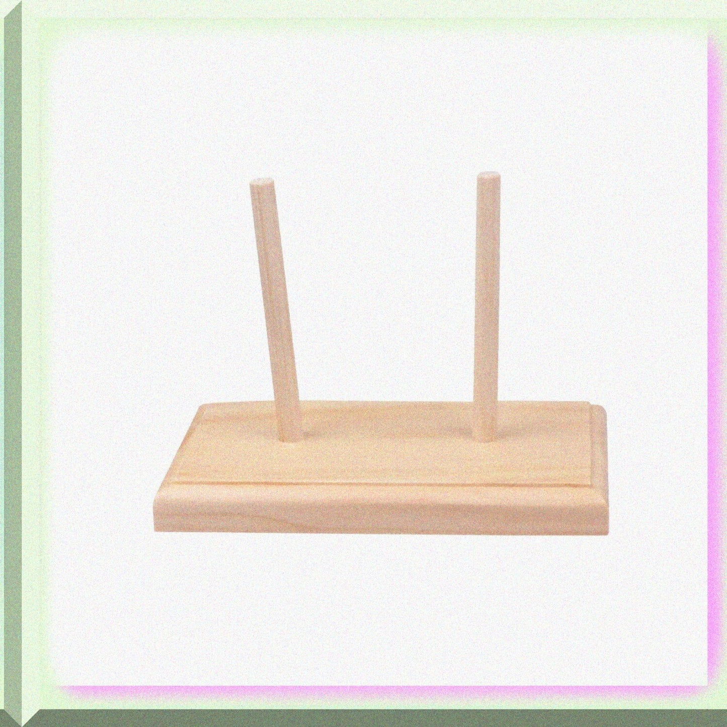 Wooden Spool Rack for Embroidery Thread