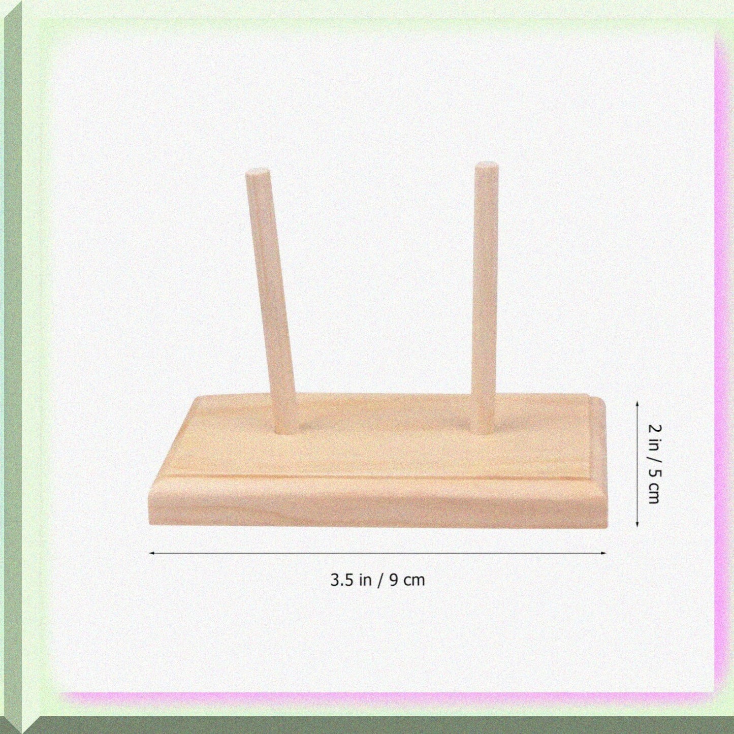 Wooden Spool Rack for Embroidery Thread