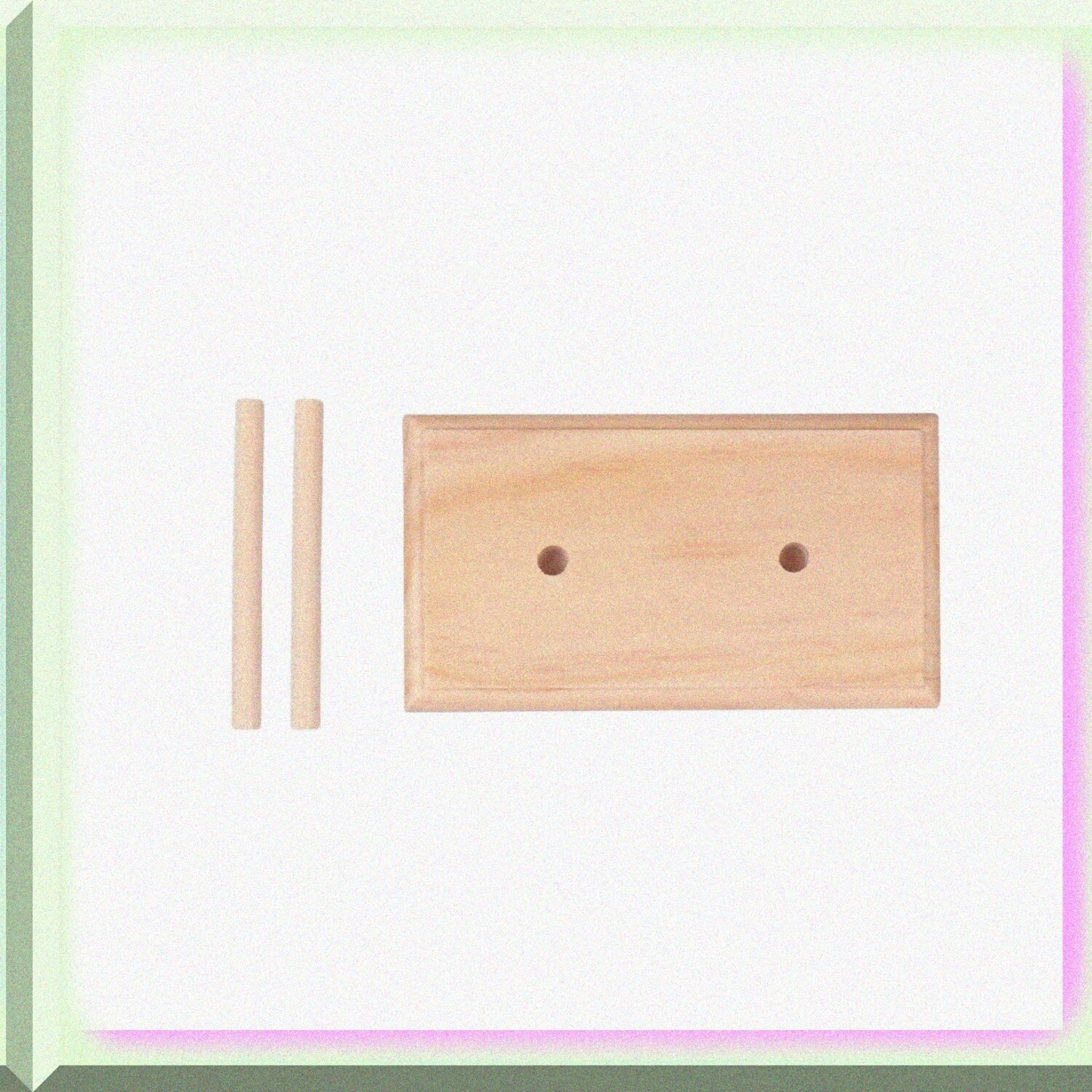 Wooden Spool Rack for Embroidery Thread