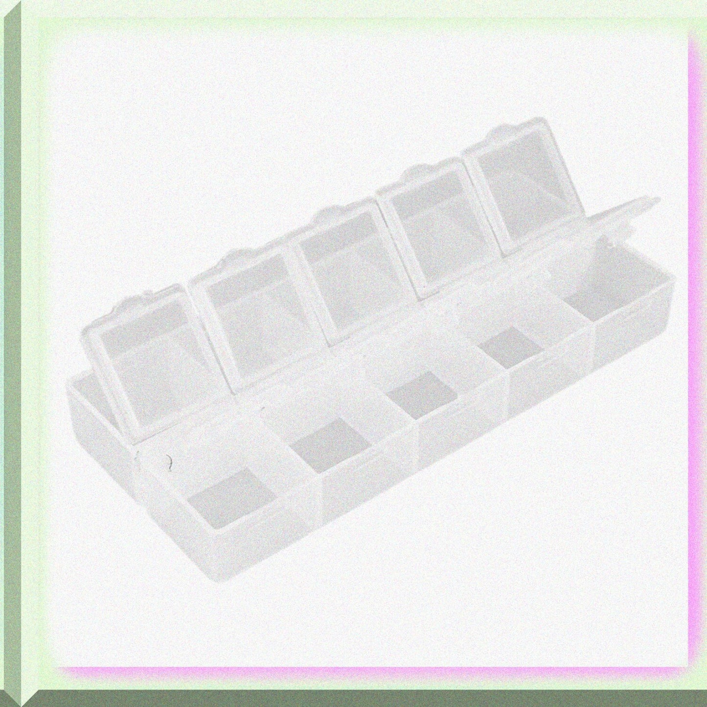 Compartment Storage Container with Detachable Cover