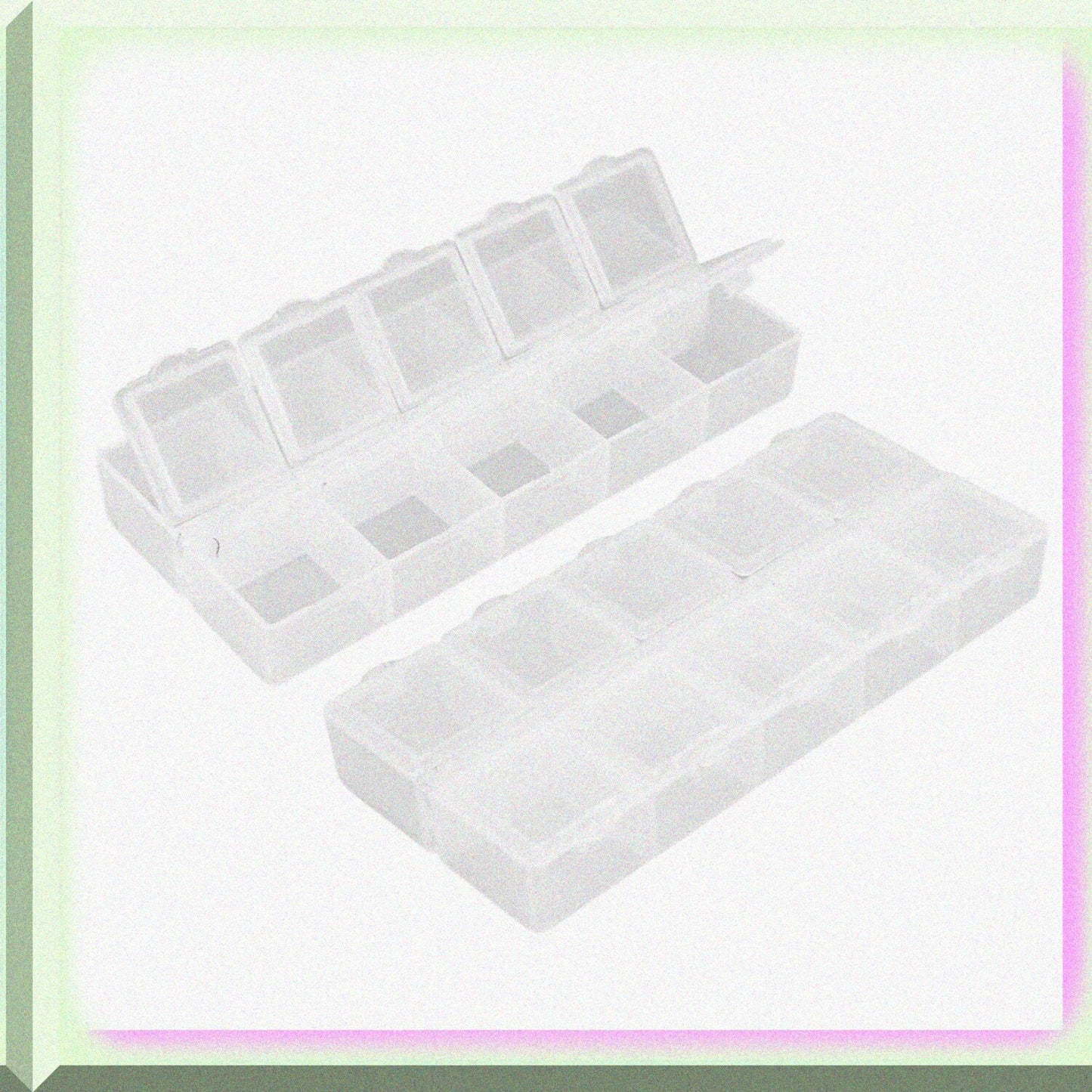 Compartment Storage Container with Detachable Cover