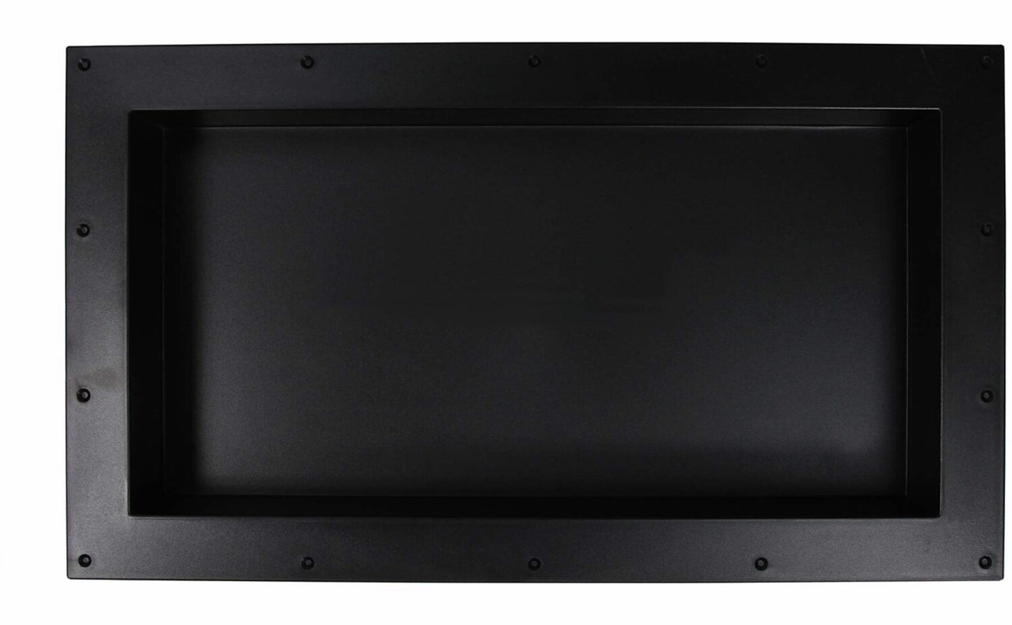 Over Mount Shower Niche 16" x 28" Black