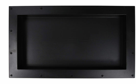 Over Mount Shower Niche 16" x 28" Black