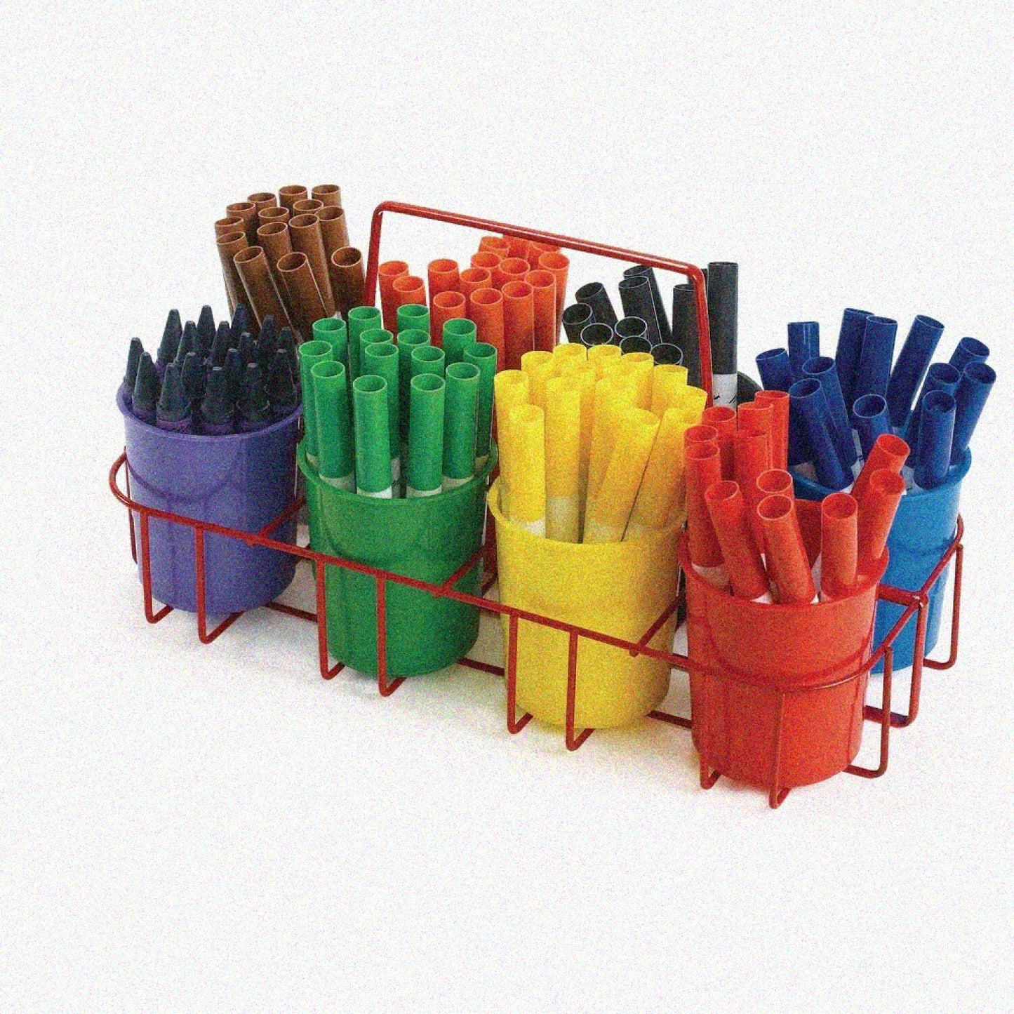 Marker Caddy Stand for Art Supplies, 8 Cups