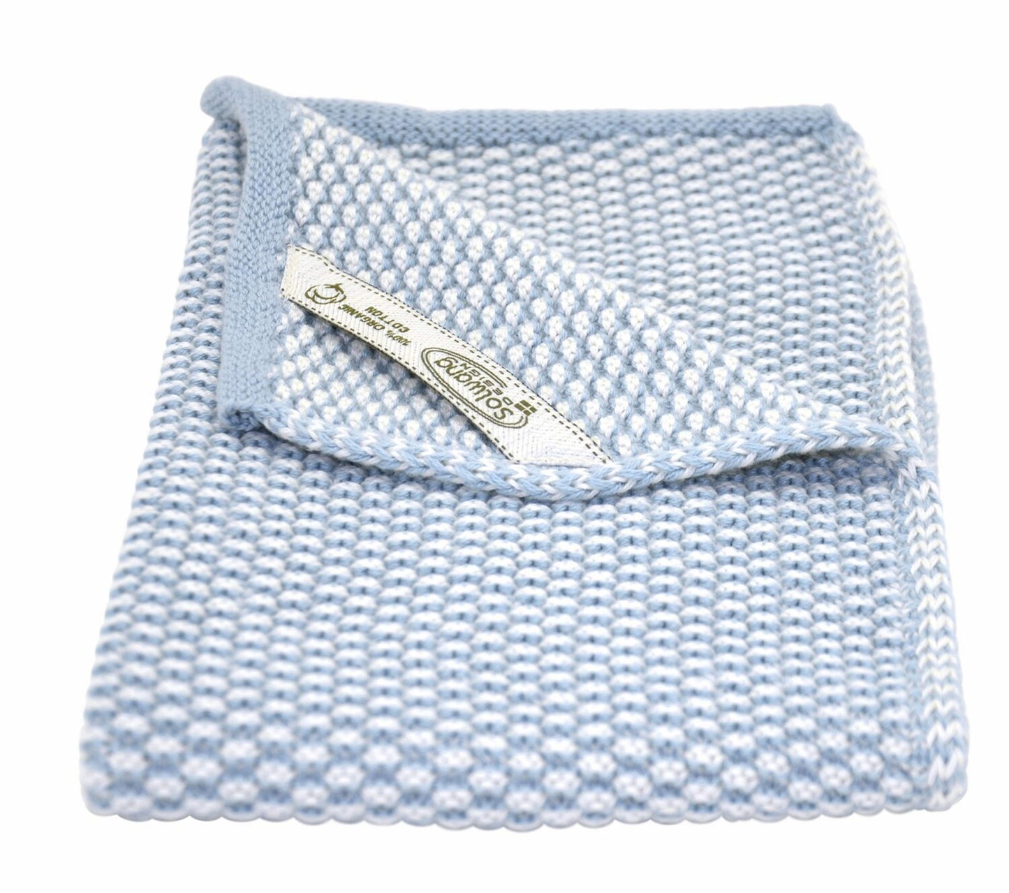 Danish Cotton 100% GOTS Guest Hand Towel Light Blue