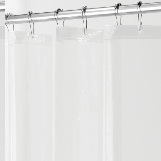 Waterproof PEVA Shower Curtain Liner 72 x 72 Clear