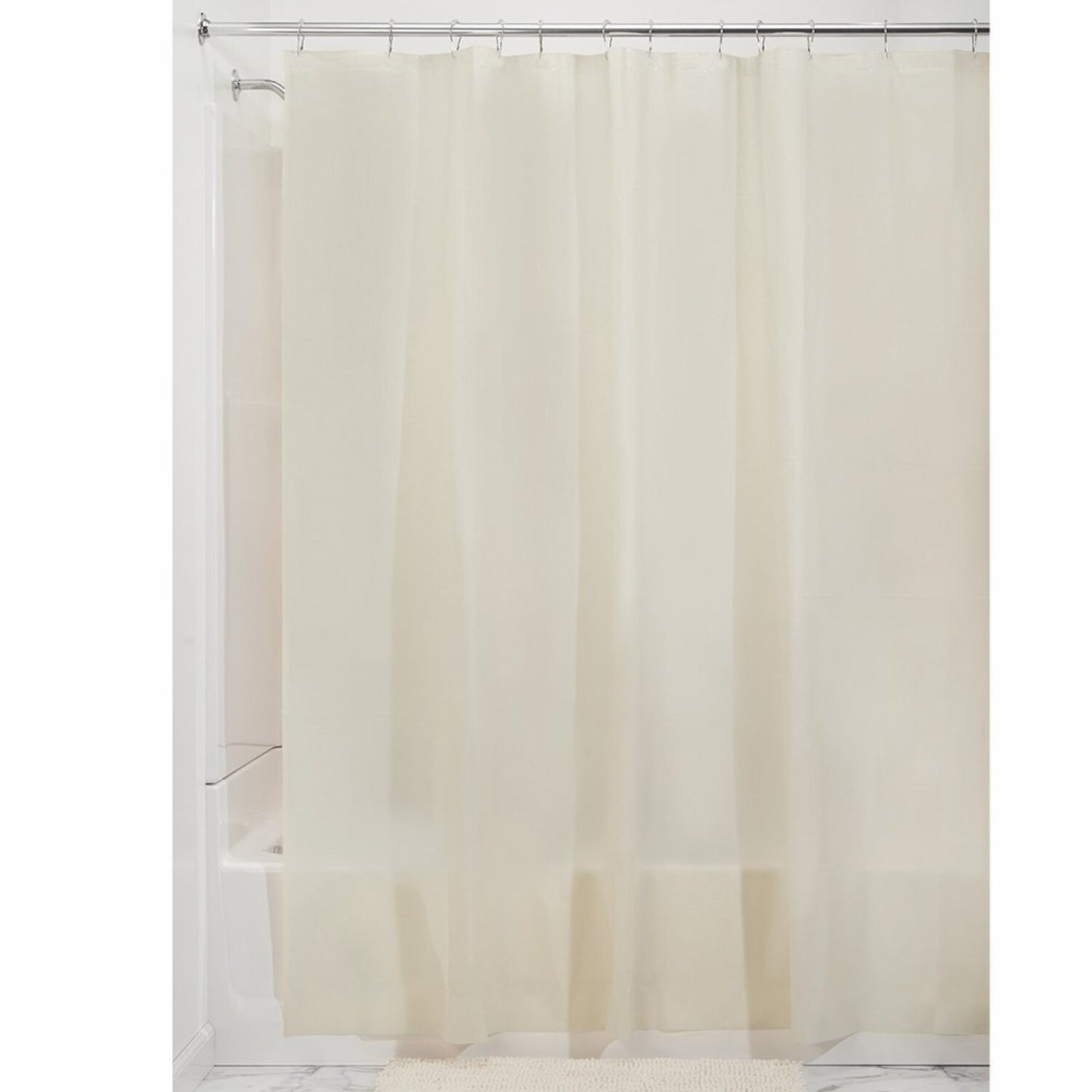 PEVA Shower Curtain Liner Sand 72x72 inches