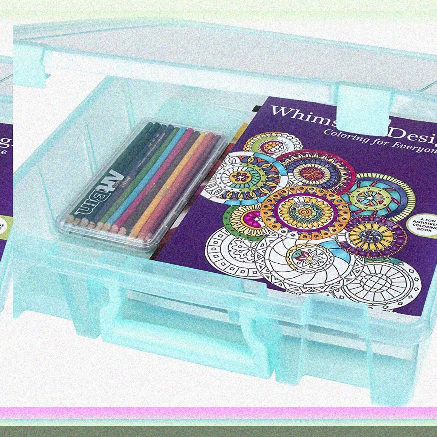 6955AA Super Satchel 1-Compartment Box Lucent Aqua