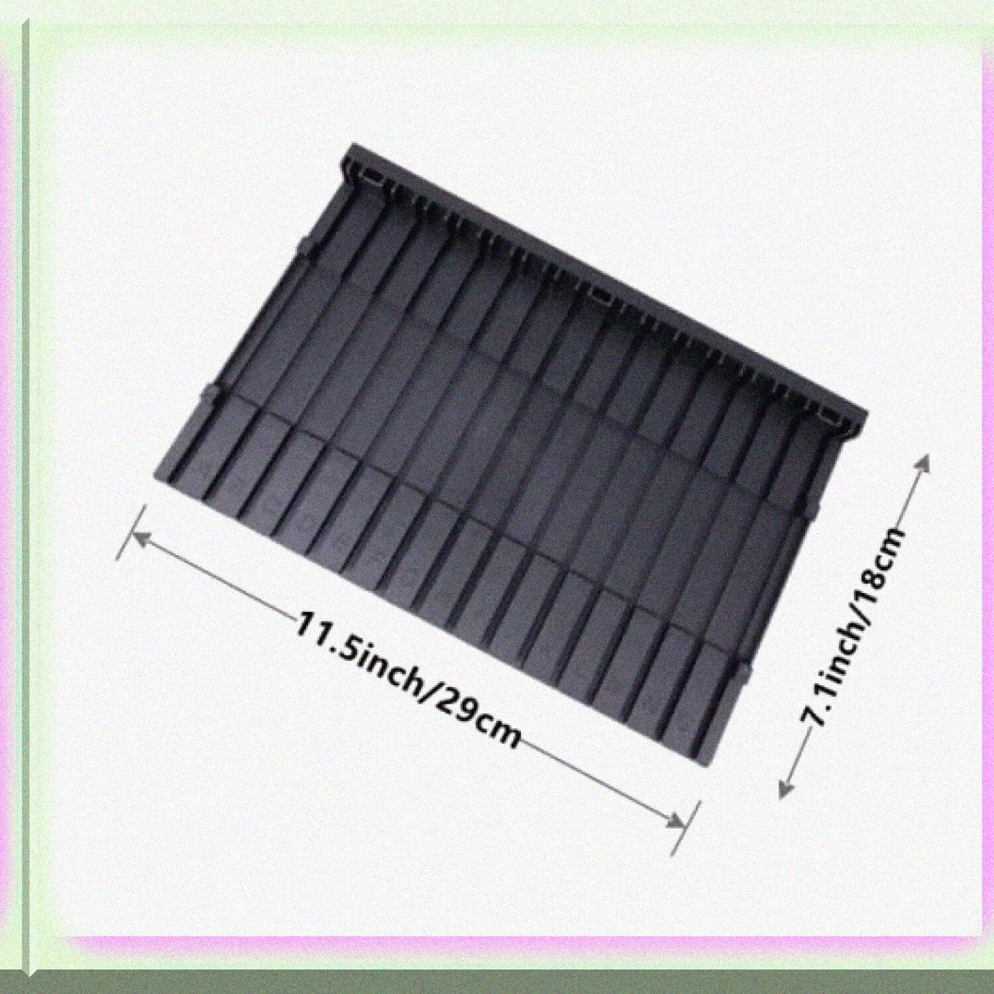 Model Parts Placement Rack 11.4"x7.1" Black Plastic