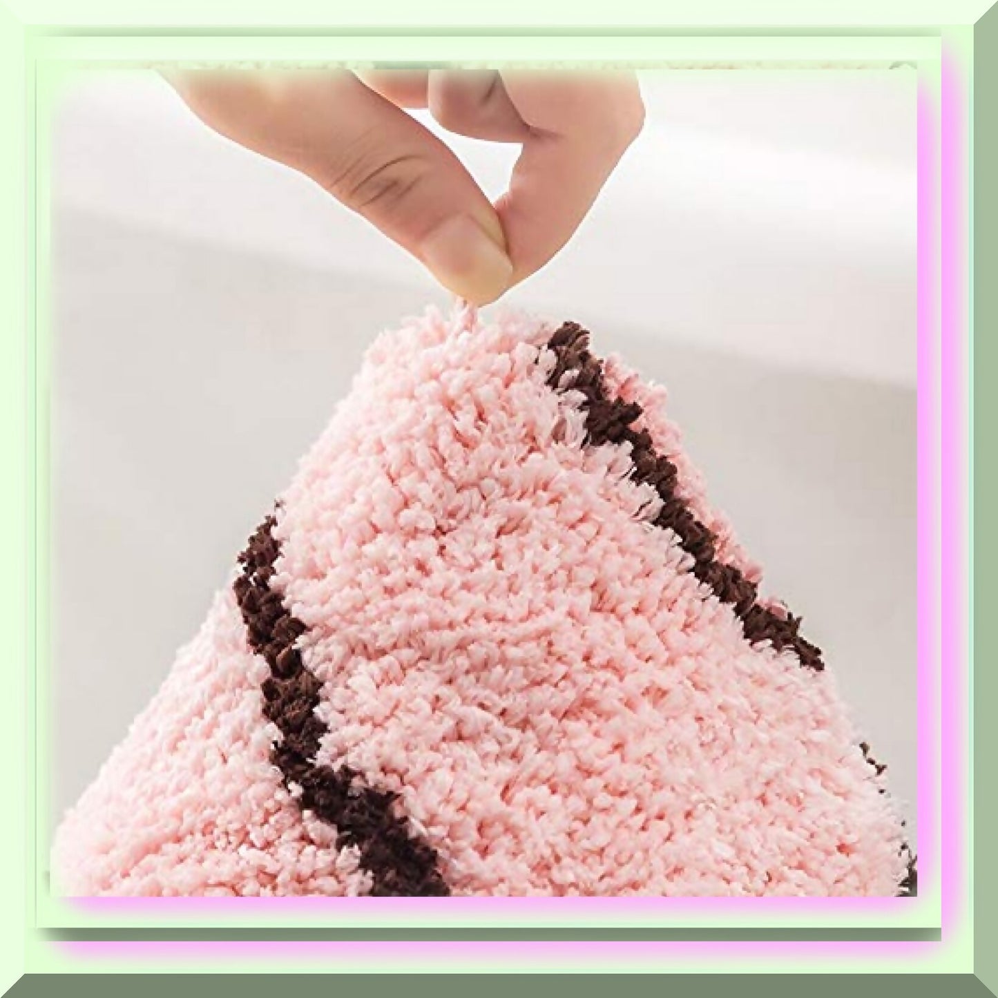 Pink Pig Cartoon Animal Shaped Bath Mat