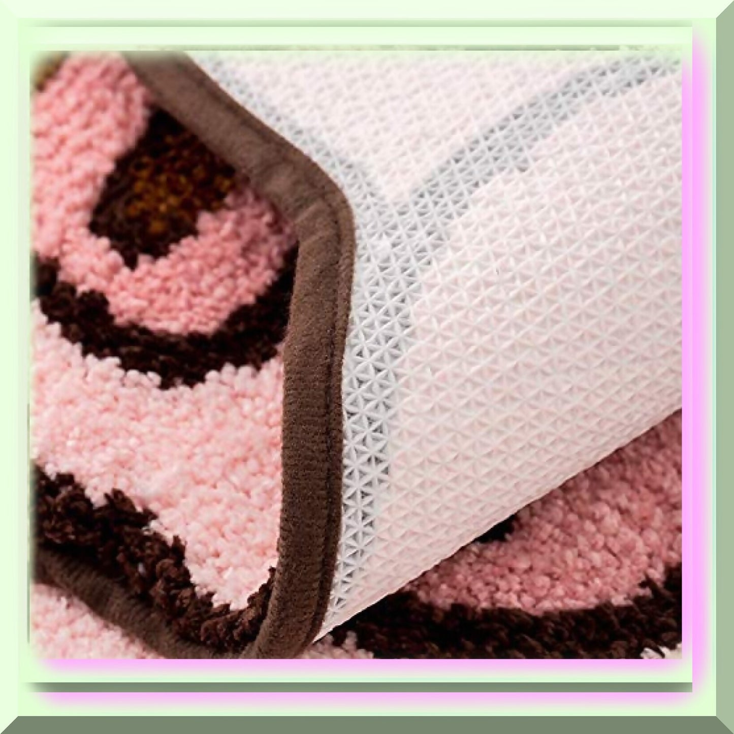 Pink Pig Cartoon Animal Shaped Bath Mat