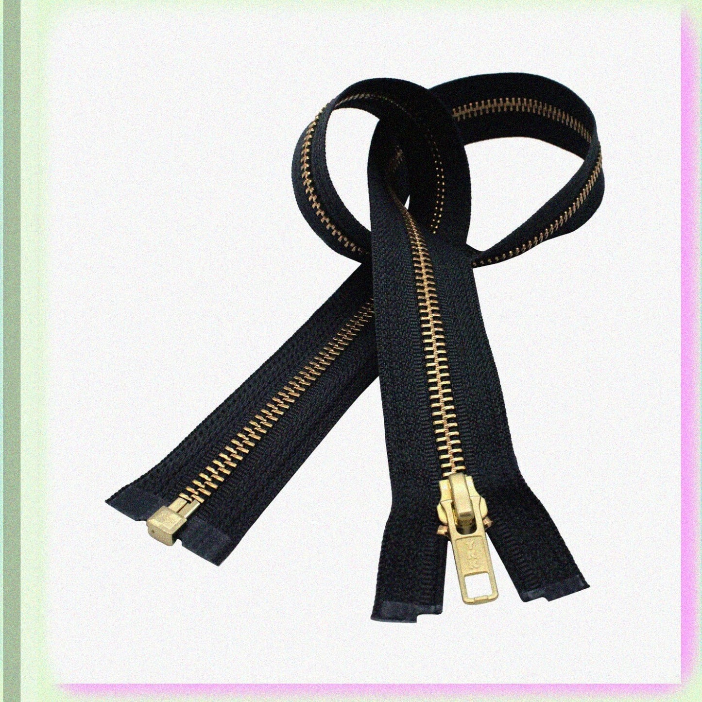 30-inch Black 5-Branch Separating Zipper