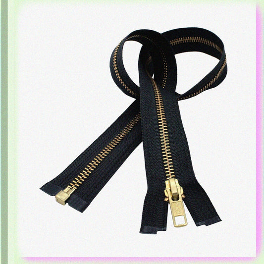 30-inch Black 5-Branch Separating Zipper