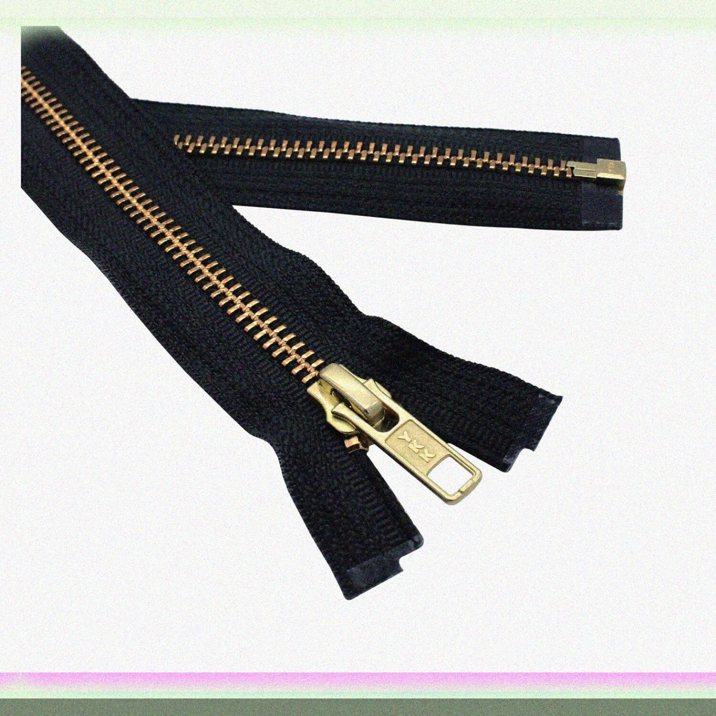 30-inch Black 5-Branch Separating Zipper