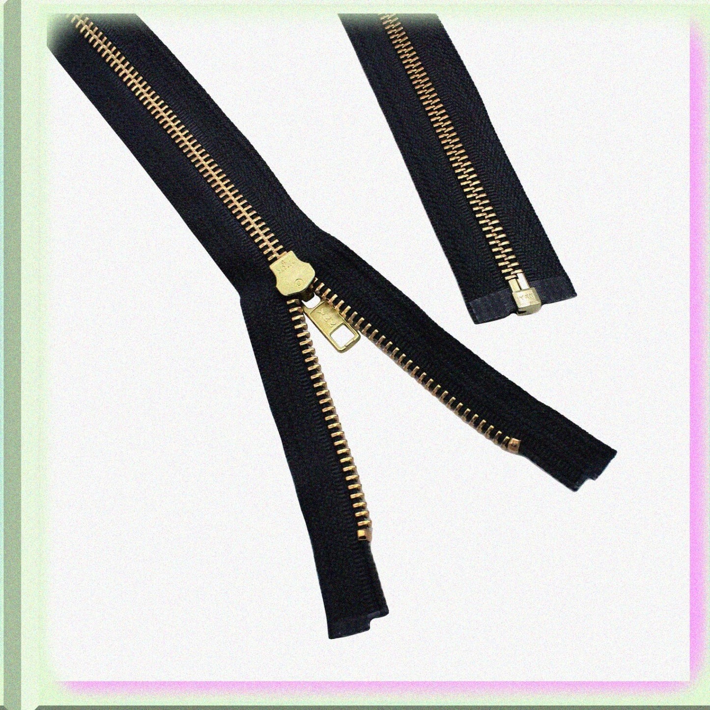 30-inch Black 5-Branch Separating Zipper