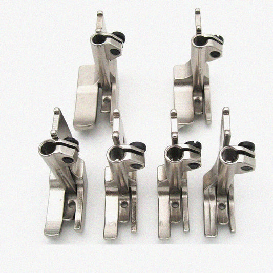 6-Piece Piping Walking Feet Set for Industrial Sewing Machines