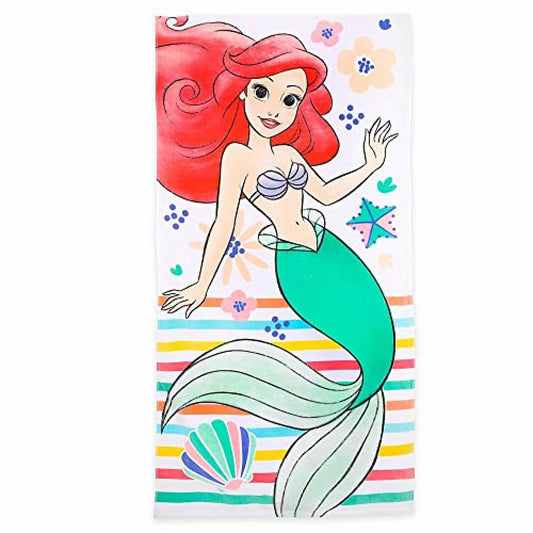 Ariel Beach Towel for Girls, Large, Cotton