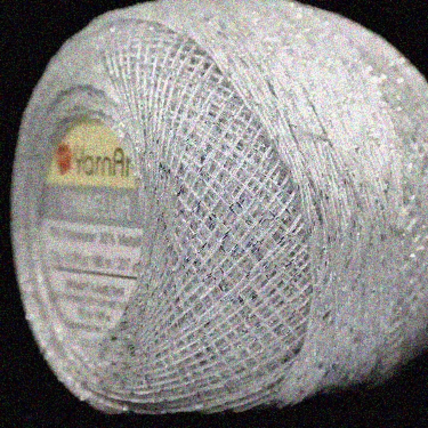 White Silver Metallic Braid Thread 20g