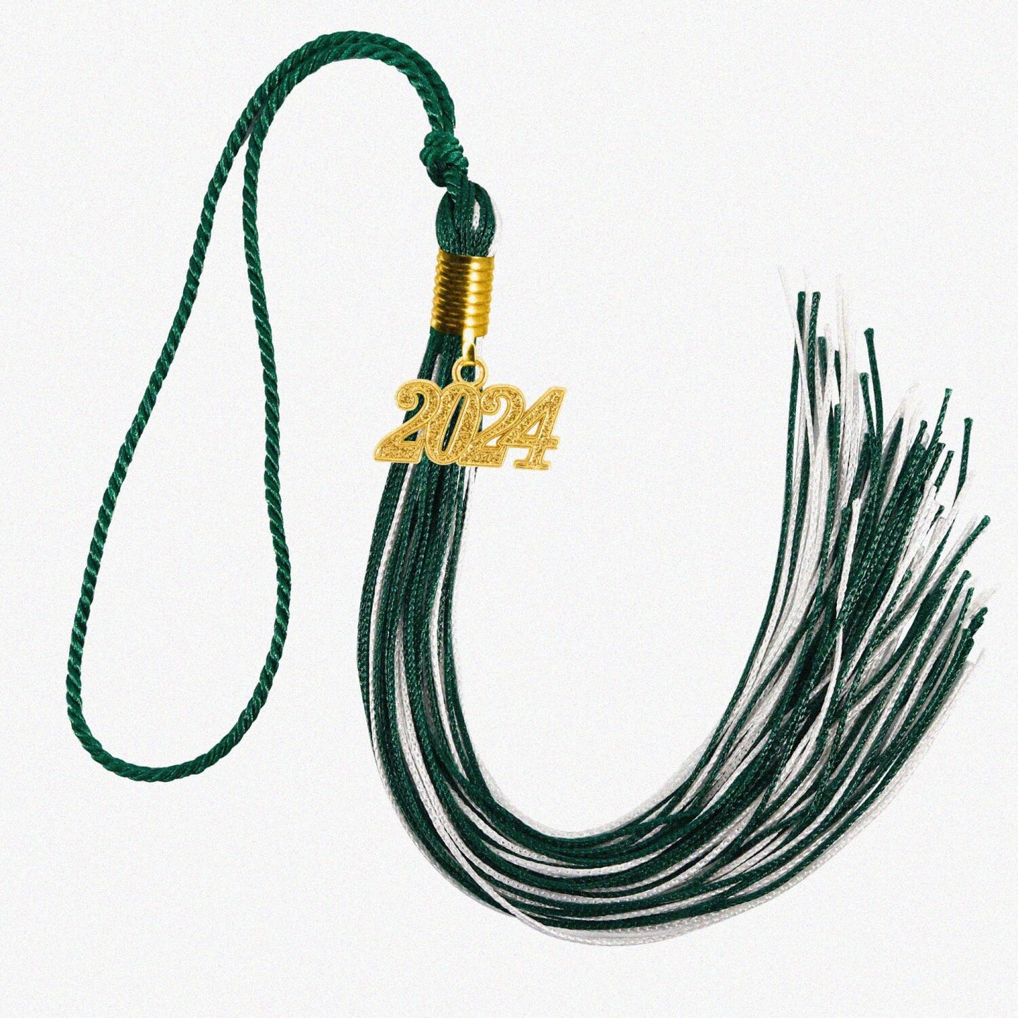 Double Color Graduation Tel with 2024 Year Charm 9"
