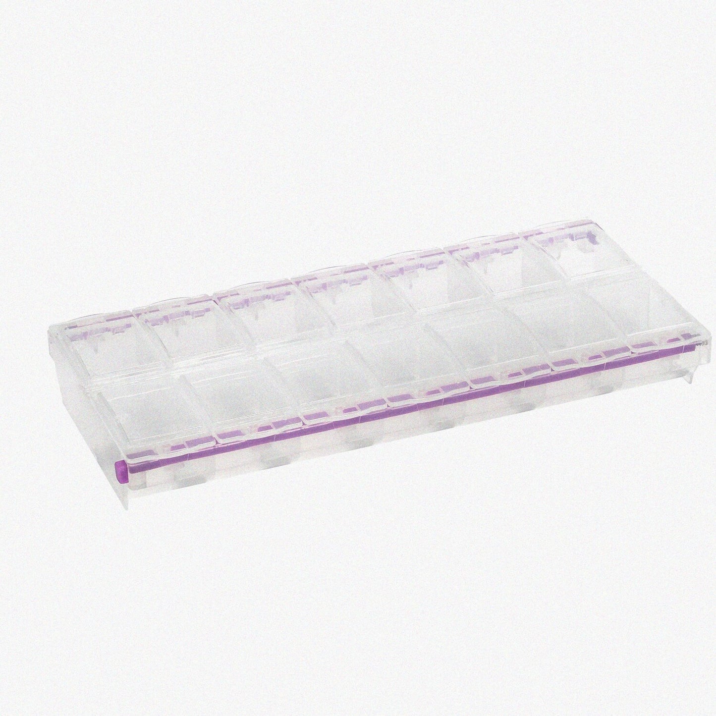 Sewing Supplies Storage 14 Compartments Clear Lids