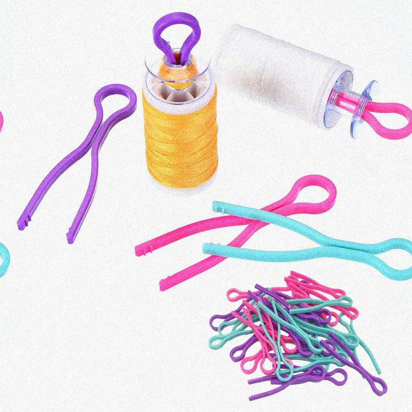 30-Pack Plastic Bobbin Thread Holder Clips