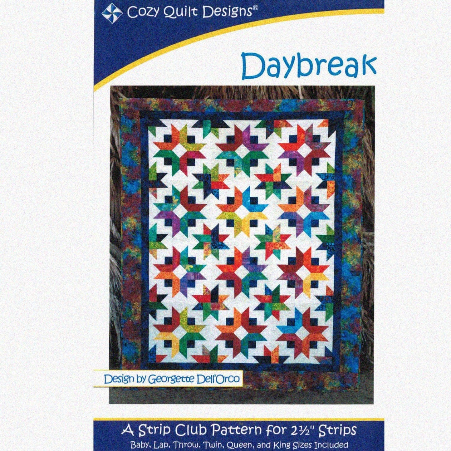Daybreak Pattern with 6 Size Options for Jelly Roll Strips