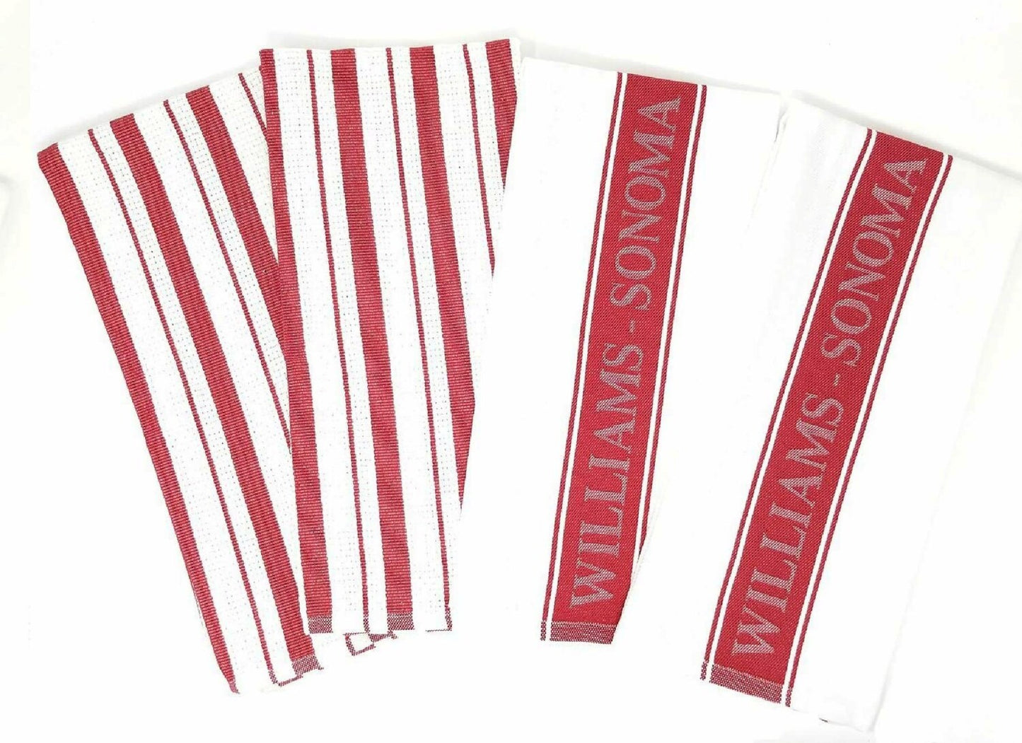 Clic Striped Towels Set 4 Pack Claret