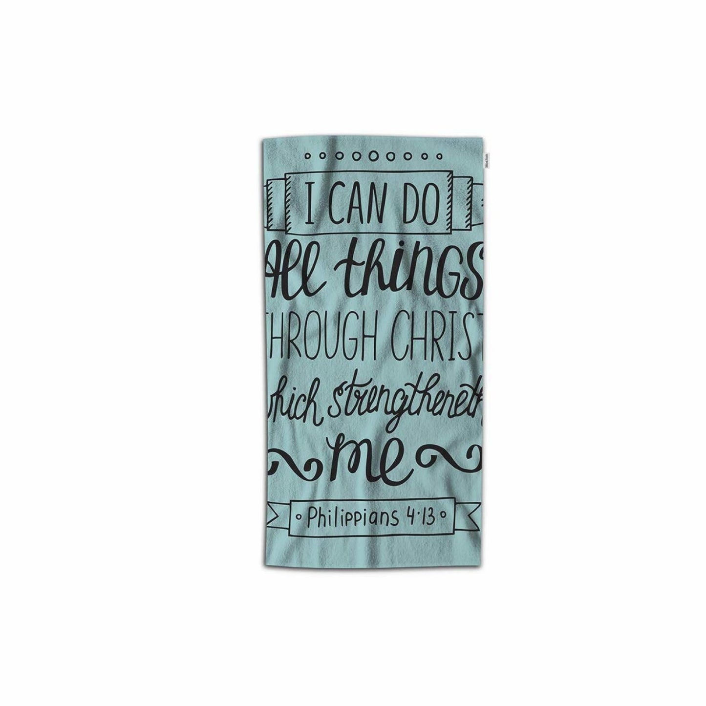 Bible Verse Hand Towels 30x15 Inch with Christian Quote