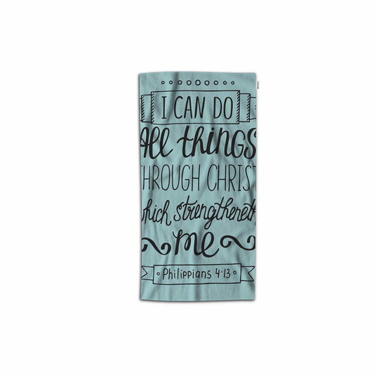 Bible Verse Hand Towels 30x15 Inch with Christian Quote