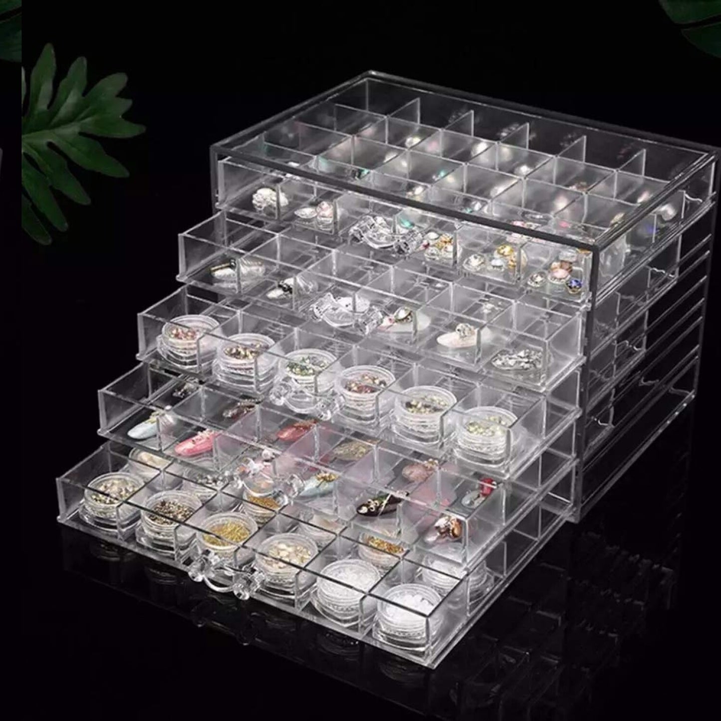 Acrylic Nail Display Organizer 120 Grids