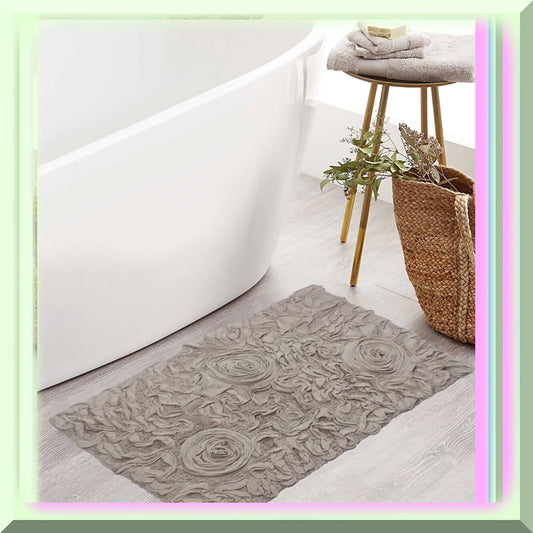 100% Cotton Bath Rug 21x34 Rectangle
