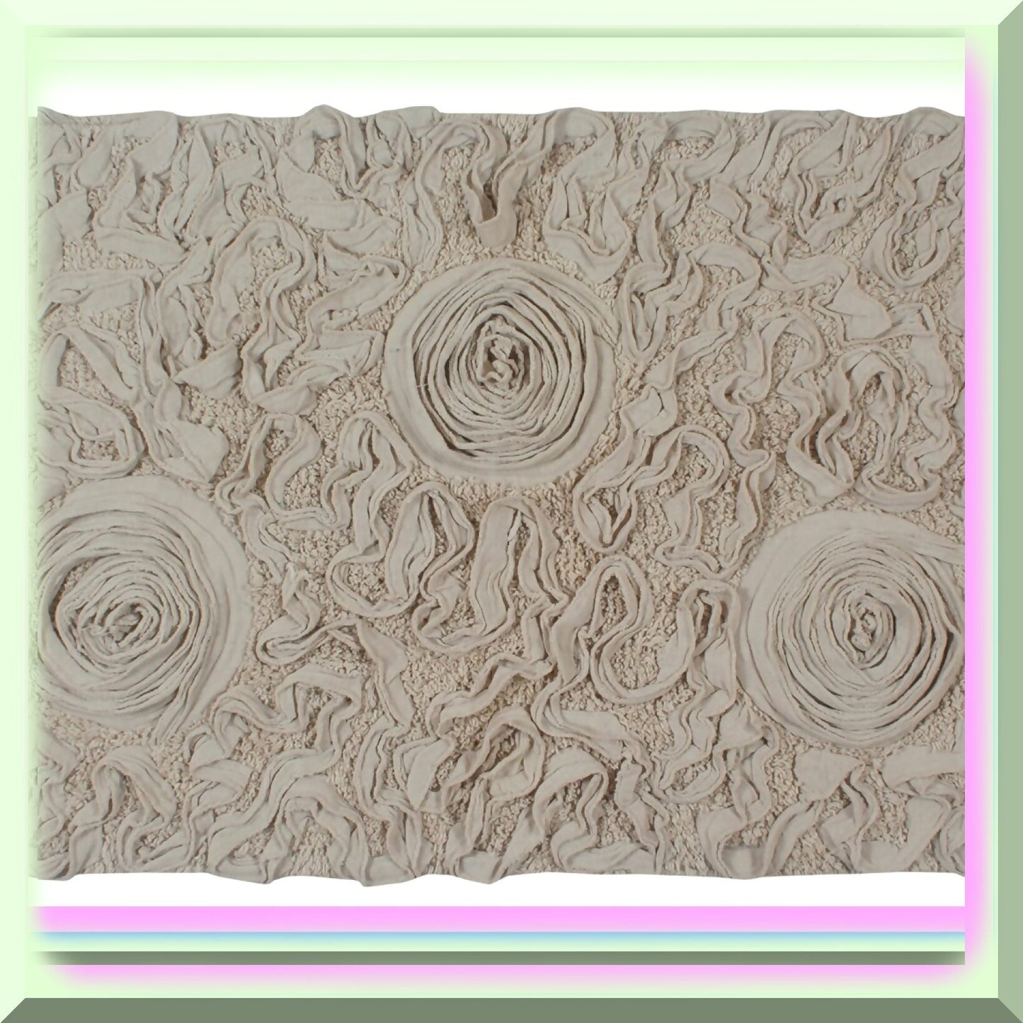 100% Cotton Bath Rug 21x34 Rectangle