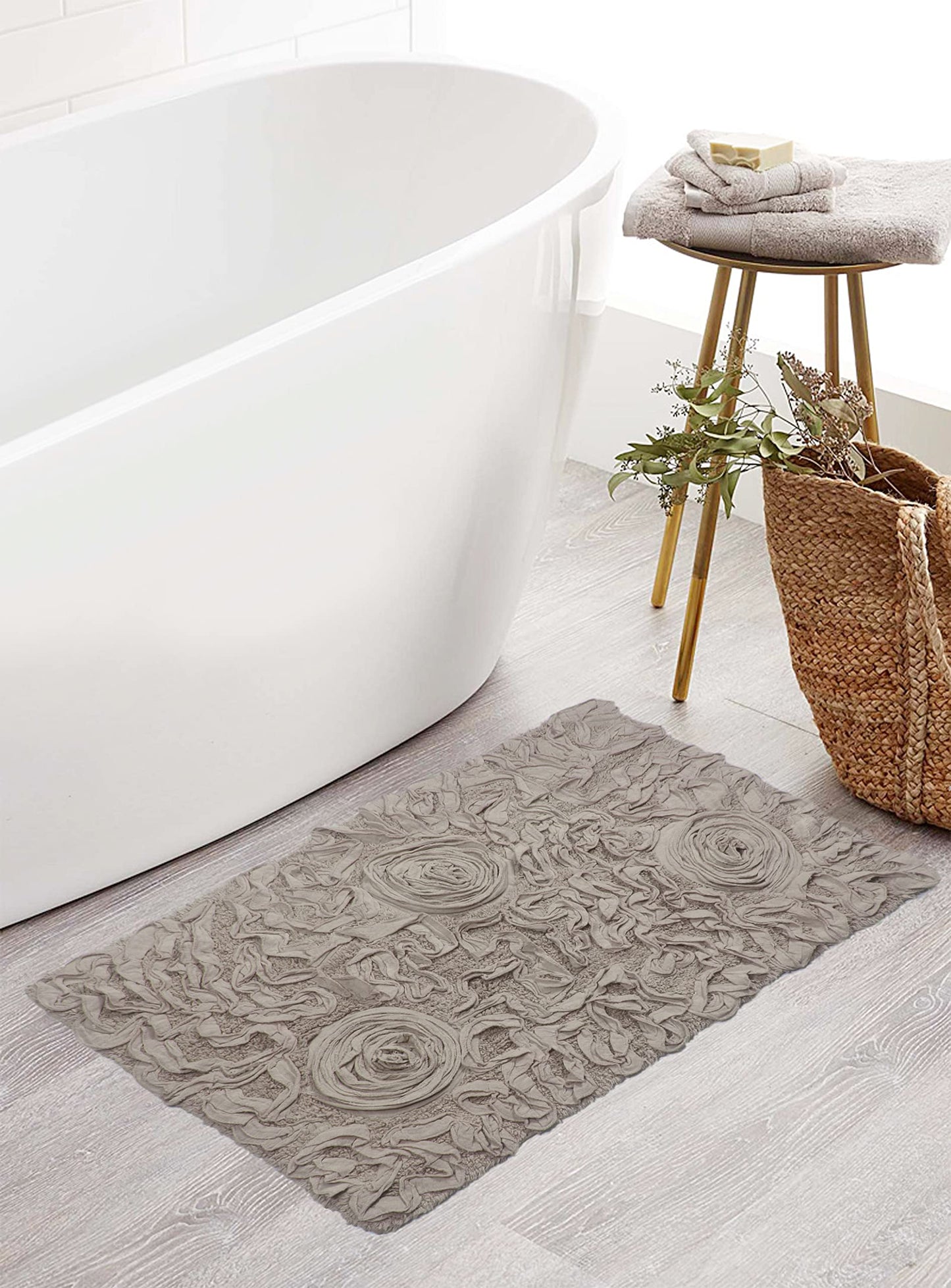 100% Cotton Bath Rug 21x34 Rectangle