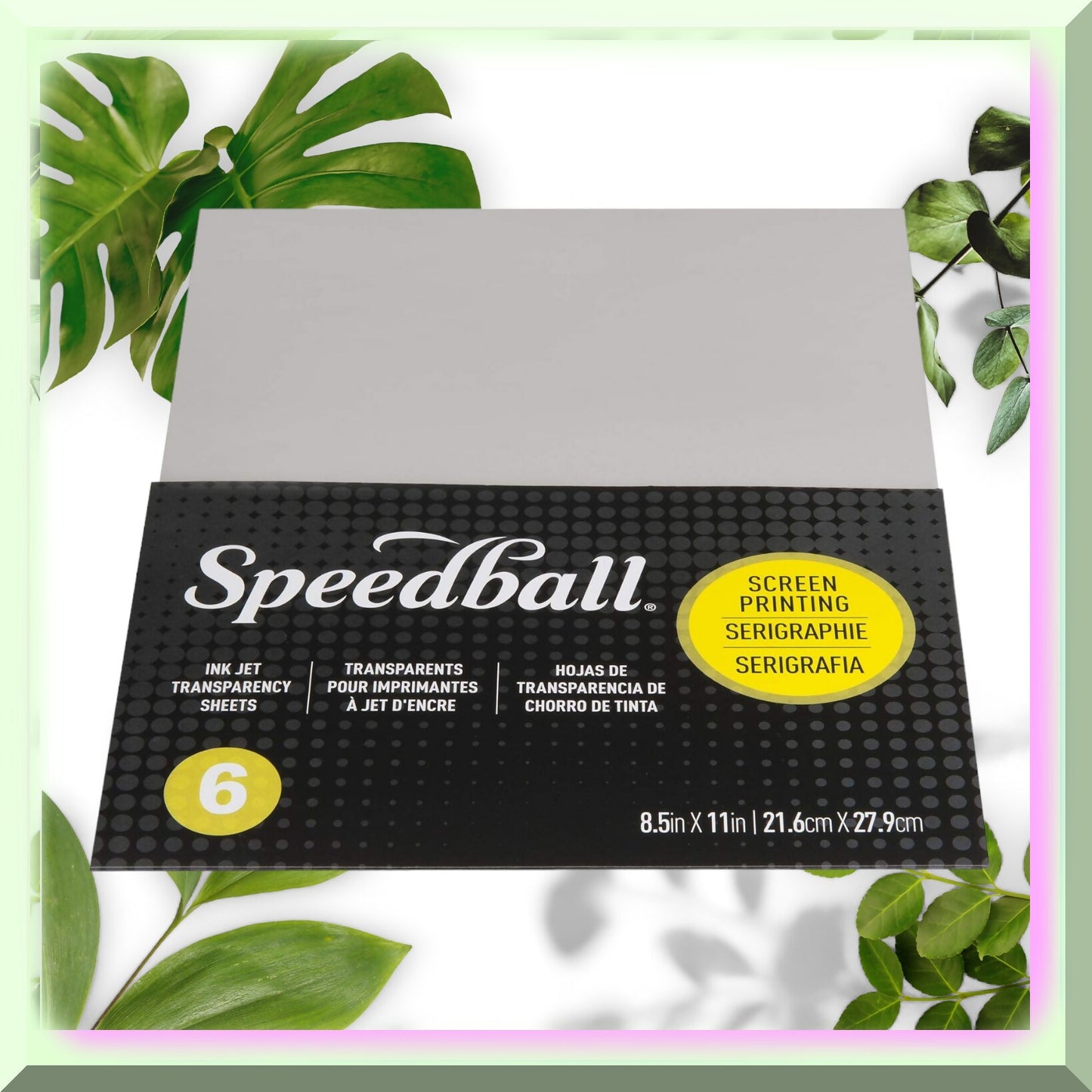 Translucent Inkjet Transparency Sheets 8.5x11 6 Pack