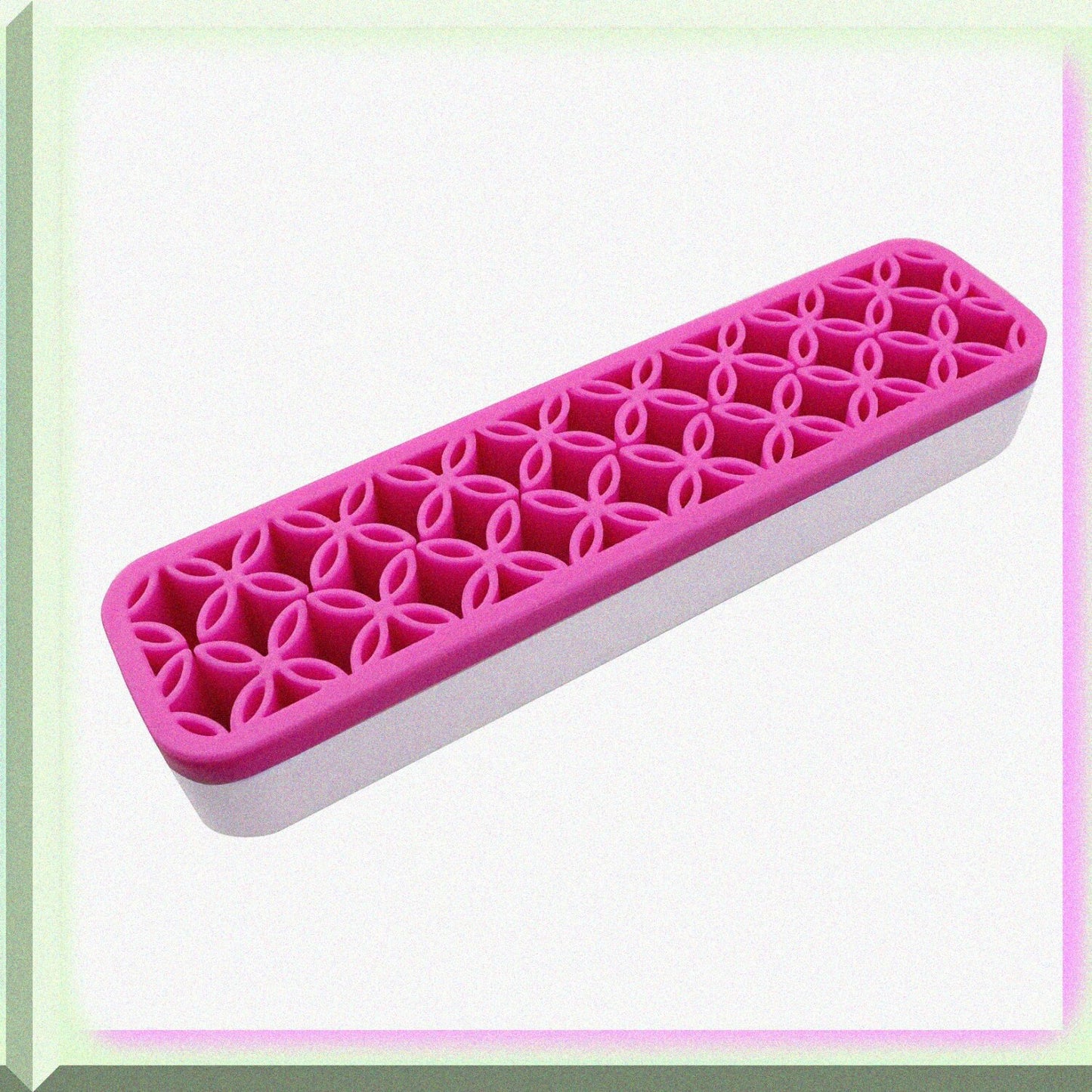 Rose Red Brush Storage Box 210x50x32mm