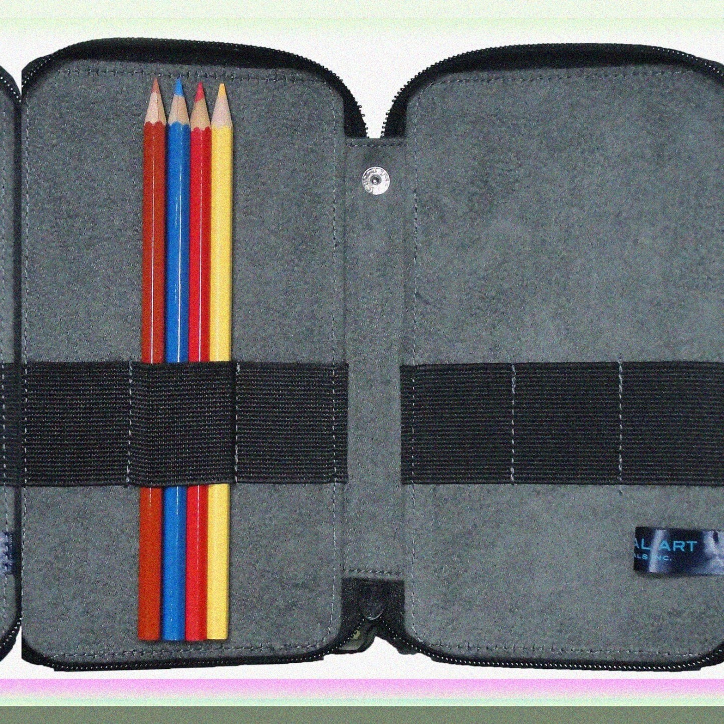 Canvas Storage Case for Pencils, Markers, Pens, Art Supplies