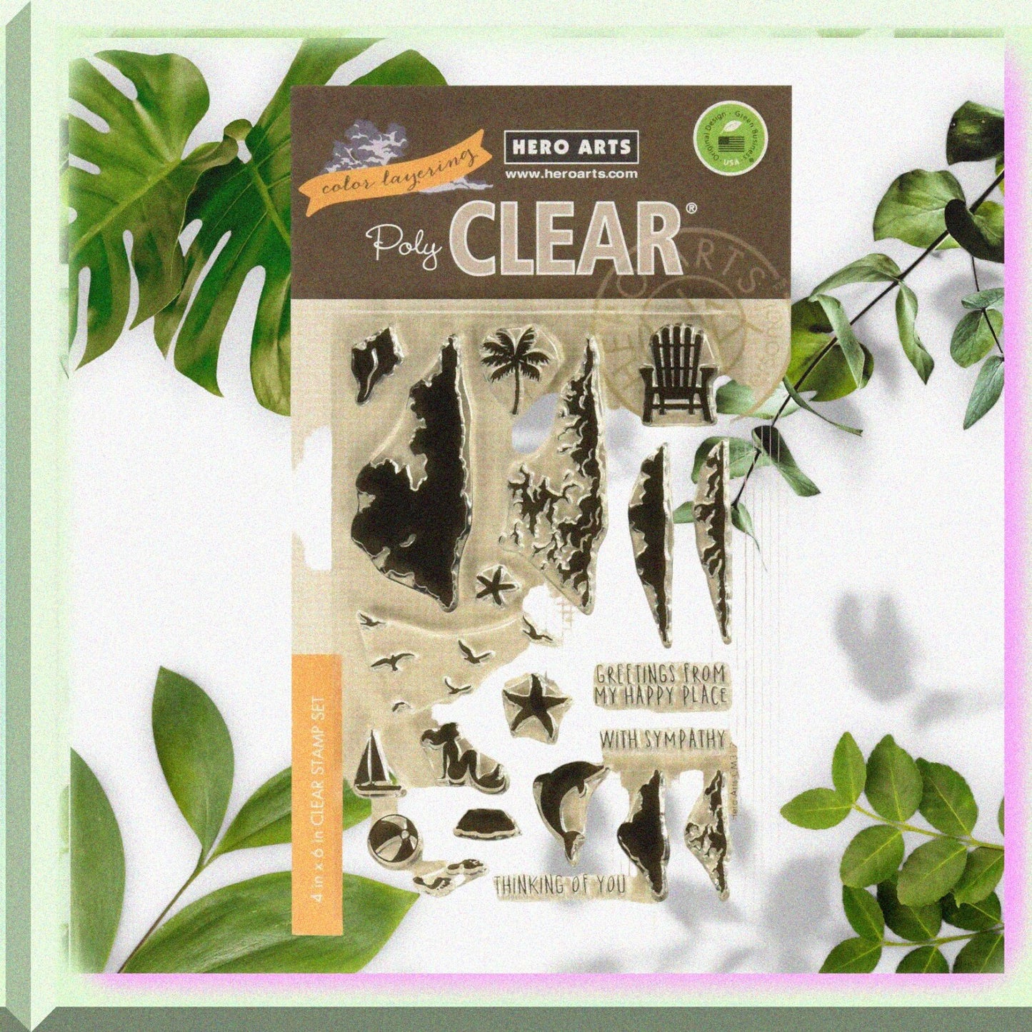 Sea and Sky Clear Stamps Set 4" x 6"