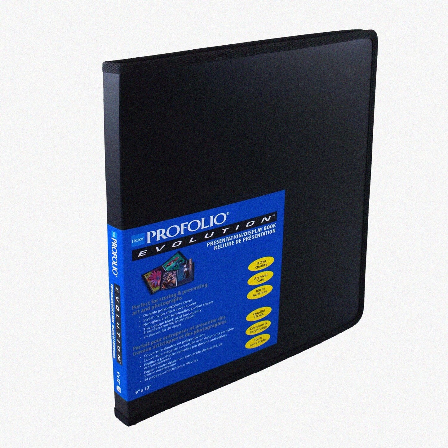 ProFolio Evolution 9x12 Black Photo Album with 48 Pages