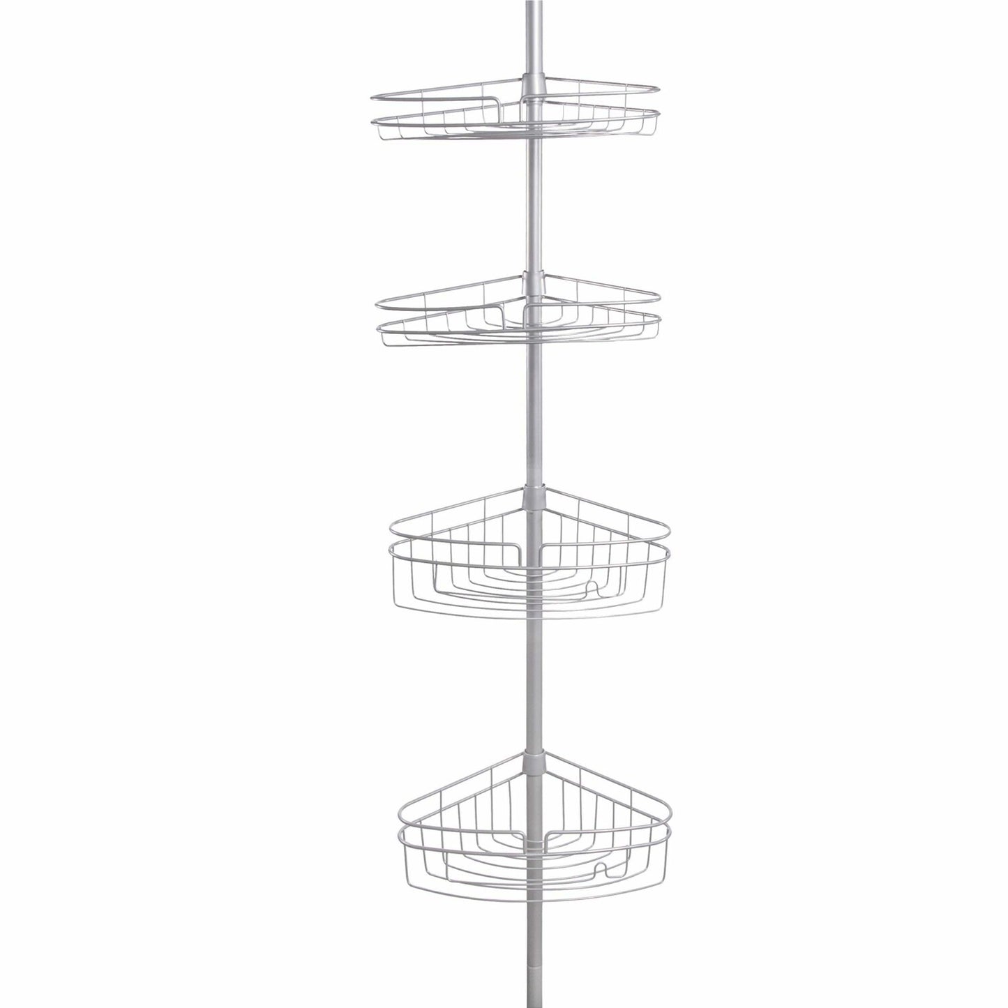 Adjustable Metal Corner Shower Caddy 4-Tier
