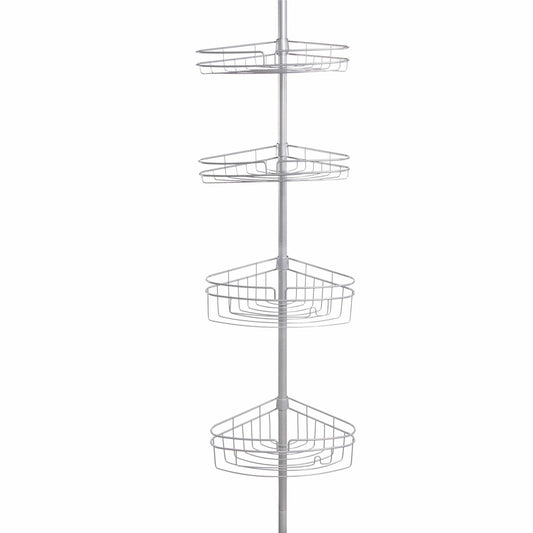 Adjustable Metal Corner Shower Caddy 4-Tier