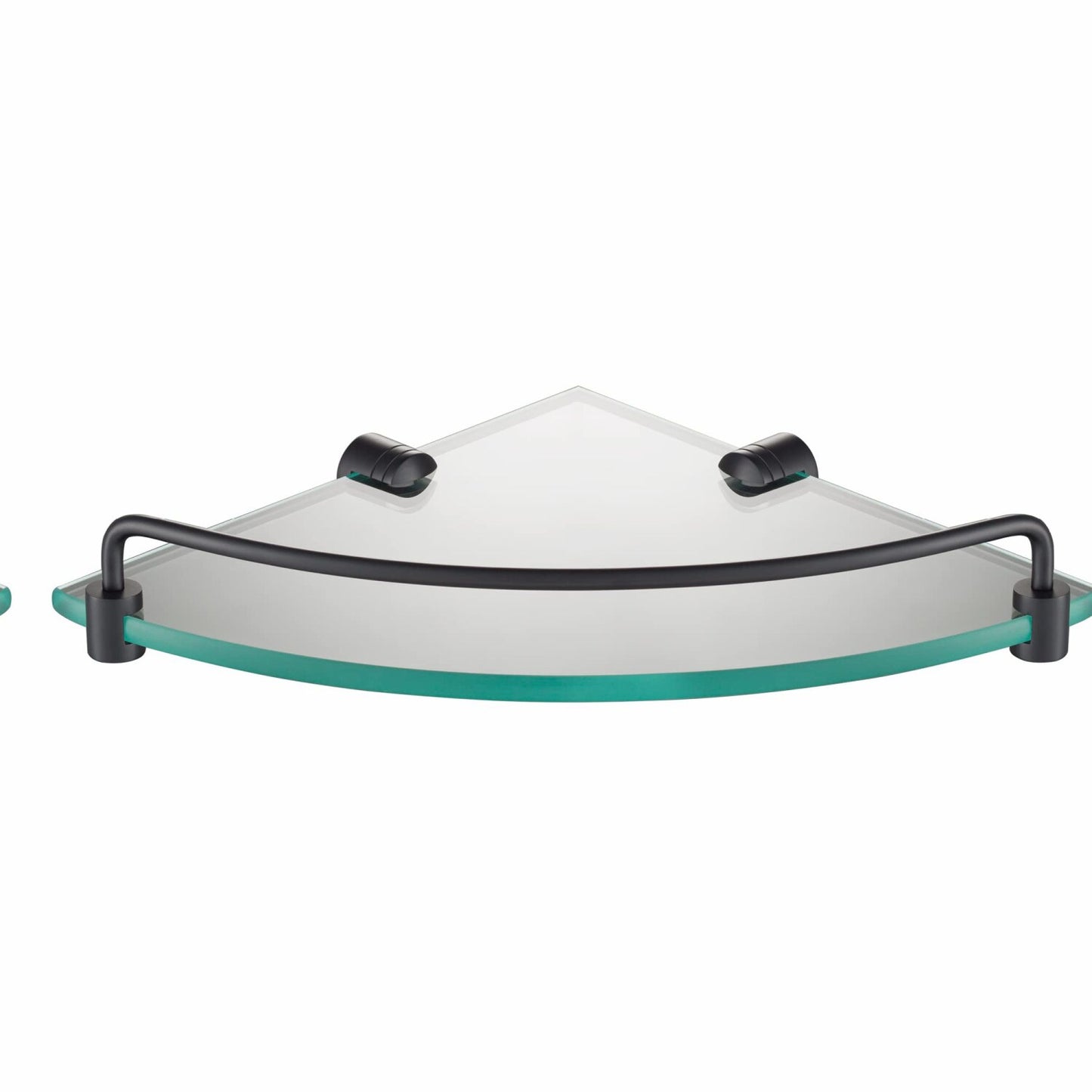 Elie Corner Bathroom Shelf Matte Black 8.25x8.25x1.88