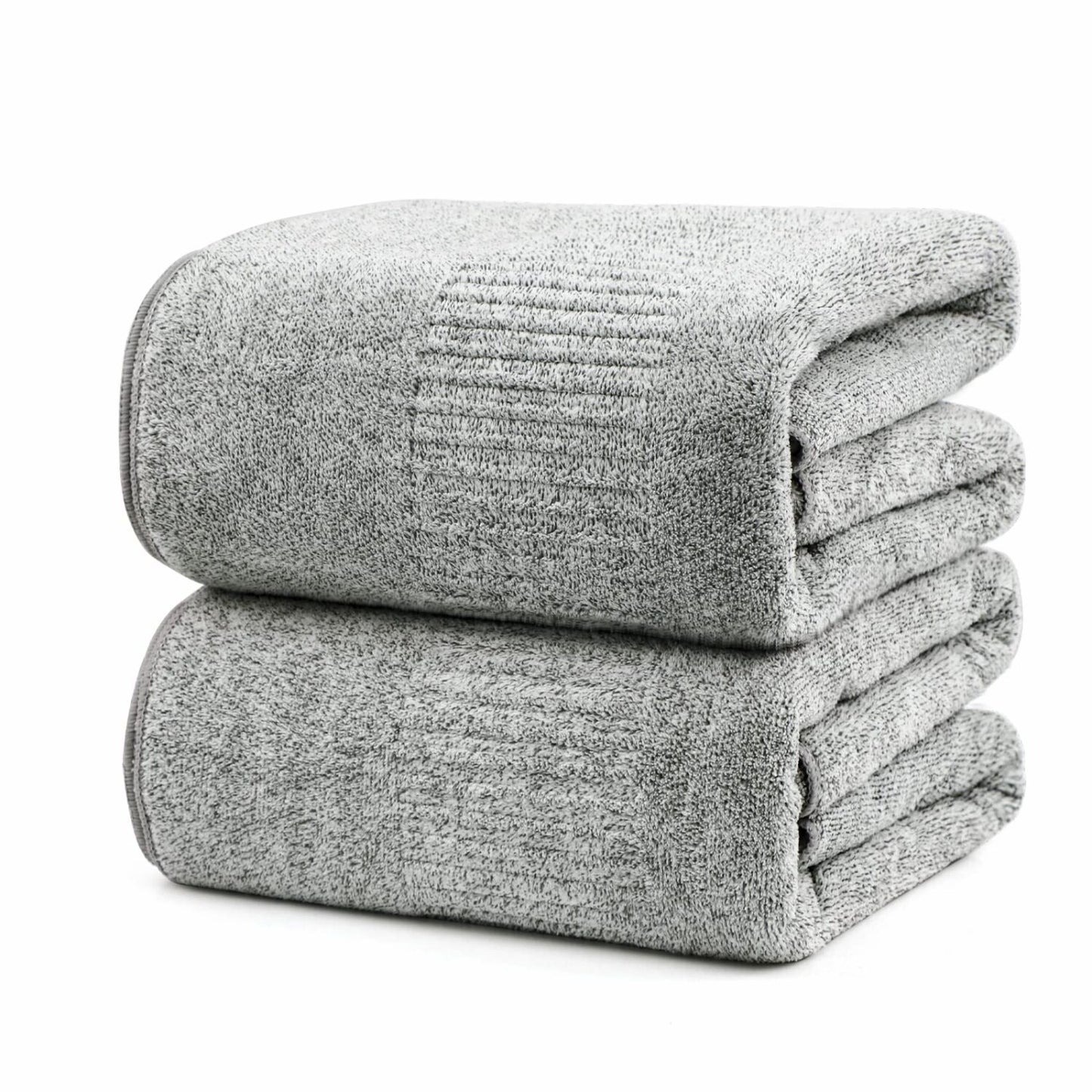 Grey 2pack Extra Absorbent 35x63 Inch Bath Towels