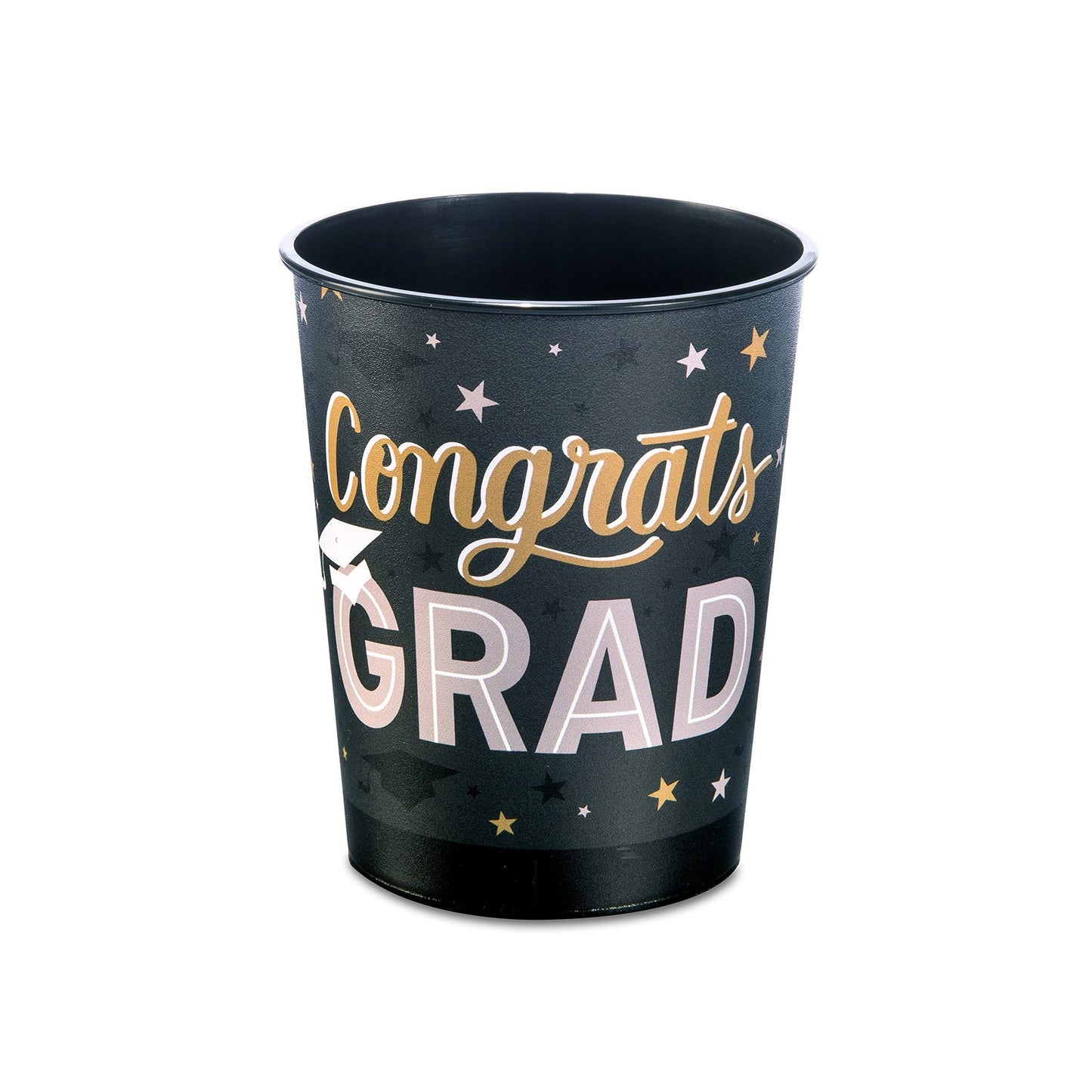 Graduation Party Cups, 8-Count, 16 oz, Reusable
