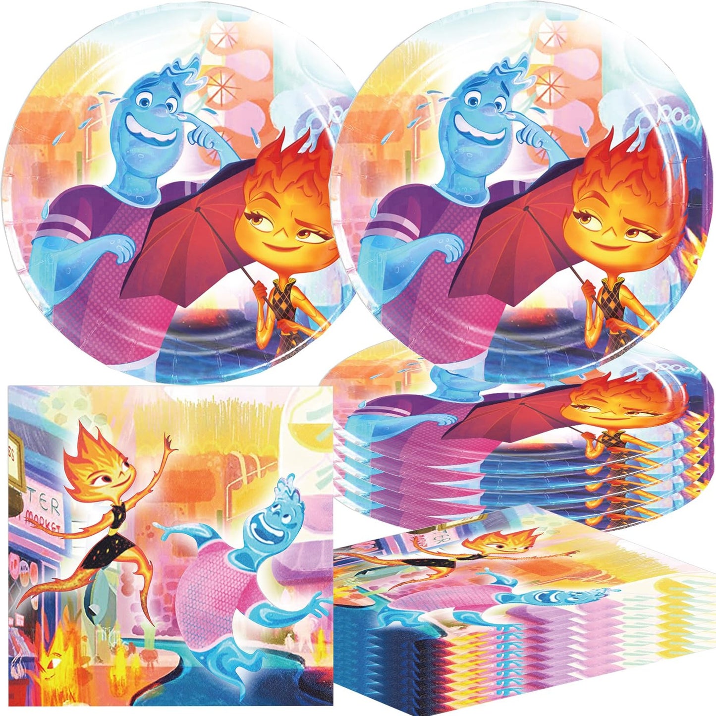 Elemental Birthday Party Supplies for 20 Guests