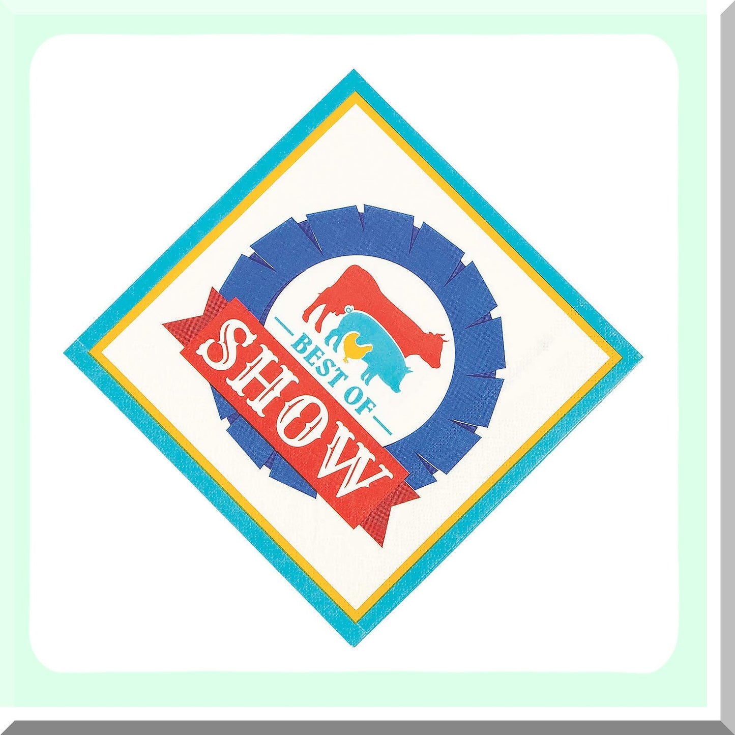 Whimsical County Fair Lunch Napkins for Parties