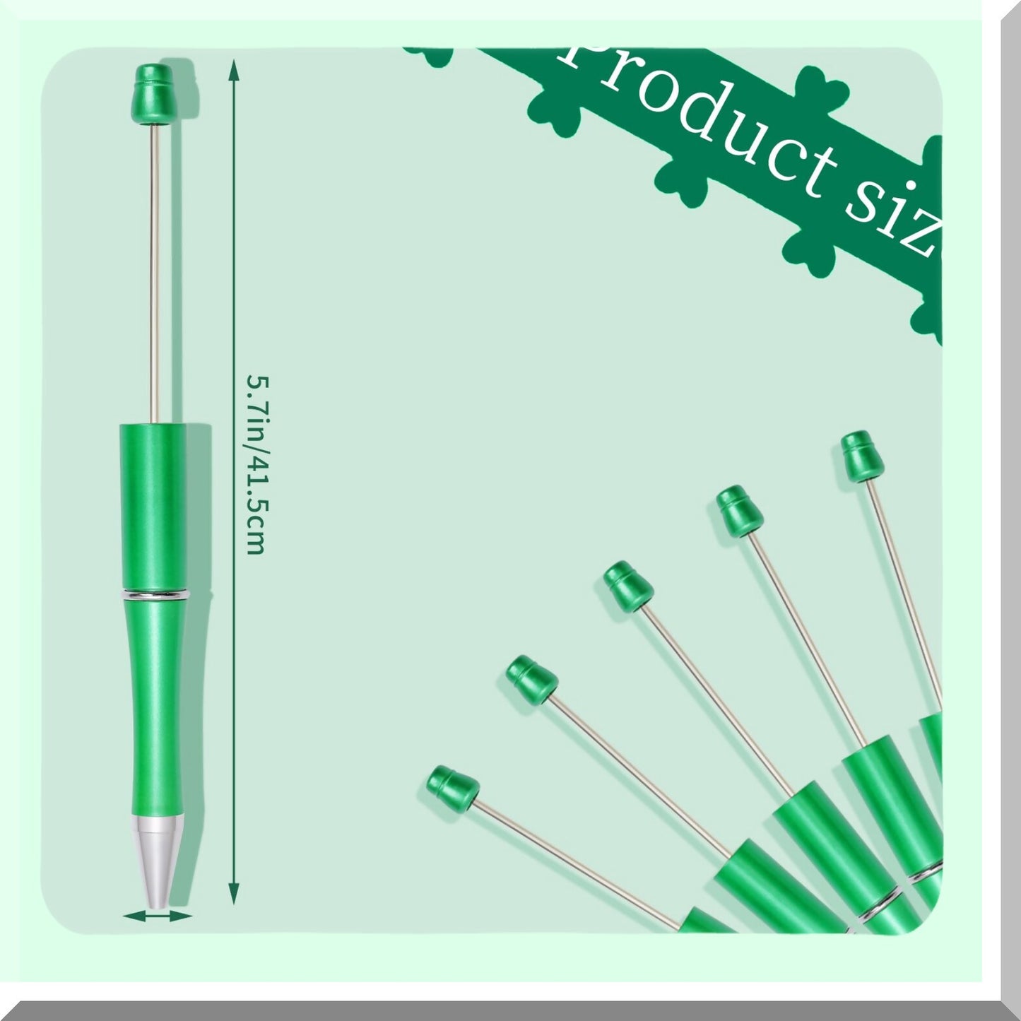 Bulk Beadable Pens with Black Ink for DIY and Gifts