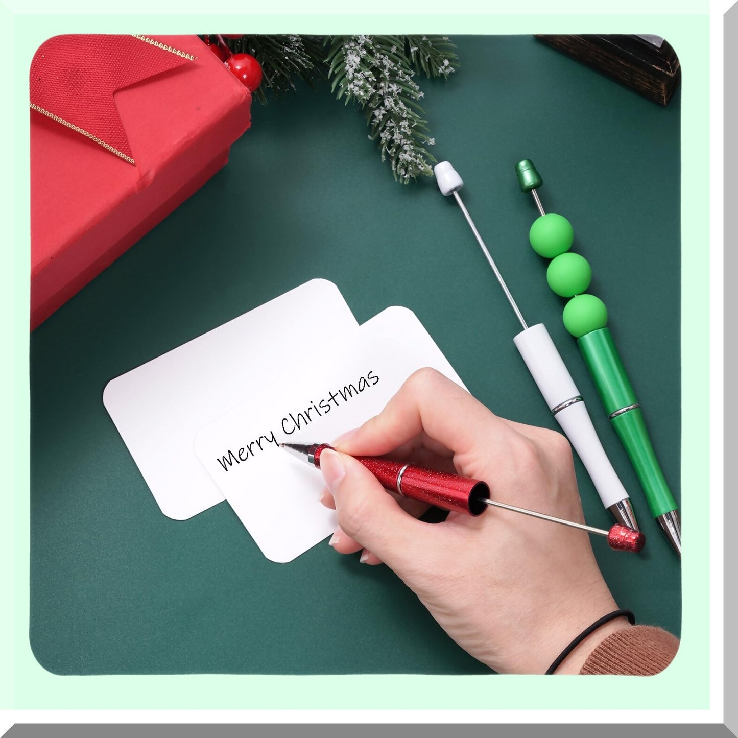 Bulk Beadable Pens with Black Ink for DIY and Gifts