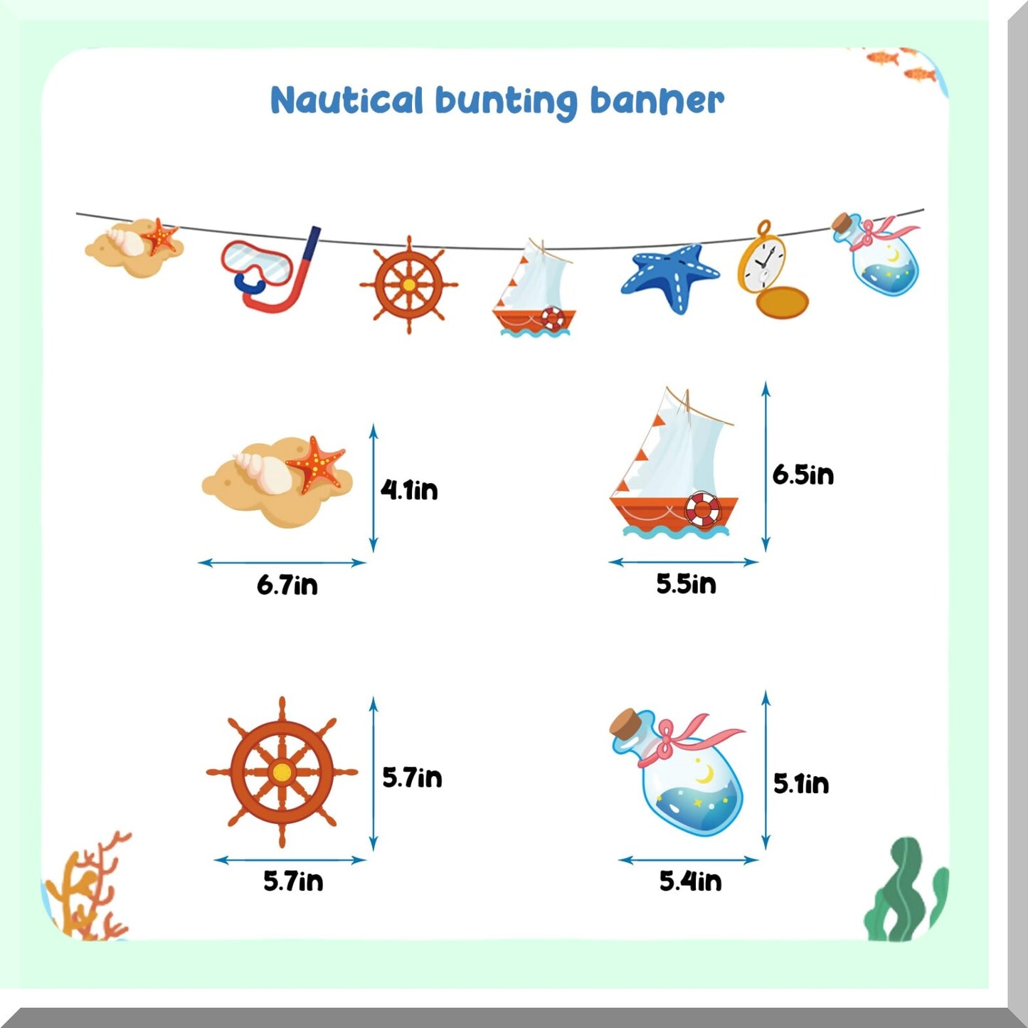 Nautical Birthday Party Decorations for Boys and Girls